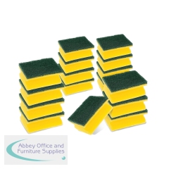 Scotch-Brite Classic Nail Saver Heavy Duty Scrub Sponge (Pack of 16) 7100248034