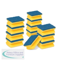 Scotch-Brite Delicate Non-Scratch Scrub Sponge (Pack of 12) 7100248036
