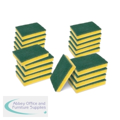 Scotch-Brite Classic Heavy Duty Scrub Sponge (Pack of 20) 7100257949