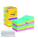 Post-it Super Sticky Notes Cosmic 76x76mm 90 Pack of 8 x4 FOC 7100259229