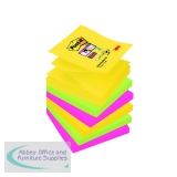 Post-it Z-Notes Carnival Colour 76x76mm (Pack of 6) 7100147840