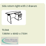 Imagine Home and Office Right return 2 Drawer