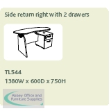 Imagine Home and Office Right return 2 Drawer
