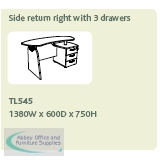 Imagine Home and Office Right return 3 Drawer