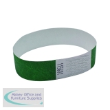 Announce Wrist Band 19mm Green (Pack of 1000) AA01834