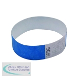 Announce Wrist Bands 19mm Blue (1000 Pack) AA01835