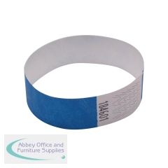 Announce Wrist Bands 19mm Blue (Pack of 1000) AA01835