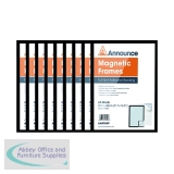Announce Magnetic Frame A3 Black (Pack of 10) AA01851