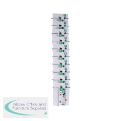 Announce 10 Compartment Wire Literature Holder A4 AA10261