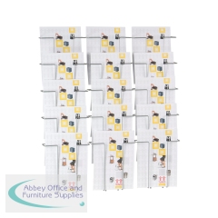 Announce 15 Compartment Wire Literature Holder A4 AA10262