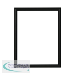 Announce 15mm Snap Frame A4 with Mitred Corners Black Frame AA10565
