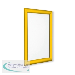 Announce 25mm Snap Frame A2 with Mitred Corners Powder Coated Gold Frame AA10593