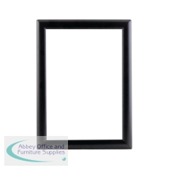 Announce Freestanding 25mm A4 Optiframe Safety Corners Black AA10596