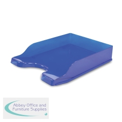 Announce by 5 Star Contemporary Self Stacking Letter Tray Sapphire AA13676