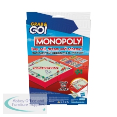 Hasbro Monopoly Grab and Go Portable Game 285 F8256