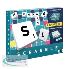 Mattel Scrabble Original Refresh 2 Games in 1 900 HWD43