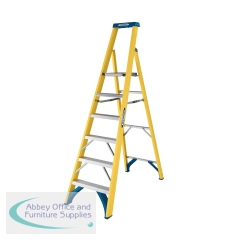Werner 6 Tread Fibreglass Platform Ladder 7170618