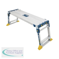 Werner Adjustable PRO Work Platform Lightweight Aluminium Blue 79023