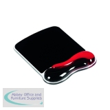 Kensington Duo Gel Mouse Pad with Wrist Support 240x182x25mm Red/Black 62402