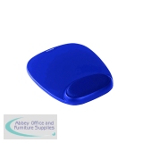 Kensington Foam Mouse Mat with Cushioned Wristrest Blue 64271