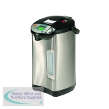 Addis 5L Thermo Pot Stainless Steel/Black (3 way dispensing: manual, cup and auto) 516522