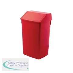 Addis Fliptop Bin 60 Litre Red AG813421