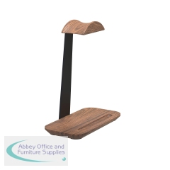 Alba Headphone Stand Black/Walnut ODHEAD W