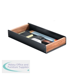 Alba Desktop Tray Black/Walnut ODTRAY W