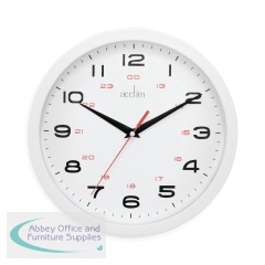 Acctim Aylesbury Office Wall Clock White 25.5cm 92/301-24