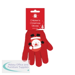 Giftmaker Childrens Christmas Gloves (Pack of 12) XAPGZ401