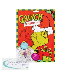 Giftmaker Grinch Christmas Colouring Set (Pack of 8) XLICACC4A001