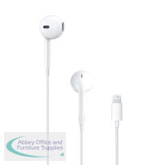 Apple EarPods Wired In-Ear Headset Calls/Music Lightning Connector White MWTY3ZM/A