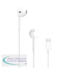 Apple EarPods Wired In-Ear Headset Calls/Music USB-C White MYQY3ZM/A