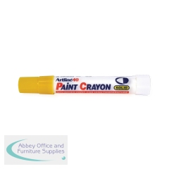 Artline 40 Paint Crayon Permanent Marker Yellow (Pack of 12) EK-40