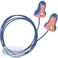 Honeywell Howard Leight Laser Trak Corded Detectable Disposable Earplugs (Pack of 100)