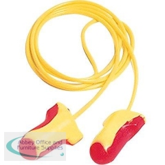 Honeywell Howard Leight Laser Lite Corded Disposable Earplugs (Pack of 100)