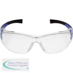 Arco Kool Blue Clear-Lens Safety Glasses