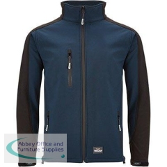 Trojan Trail Navy/Black Softshell Jacket L