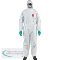 Ansell AlphaTec 2500 Standard Model 111 White Chemical Coverall S
