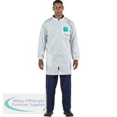 Ansell AlphaTec 2000 Standard Model 209 White Lab Coat 2XL
