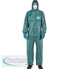 Ansell AlphaTec 2000 Standard Model 111 Green Chemical Coverall L
