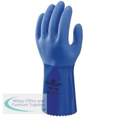 Showa 660 Blue PVC Chemical-Resistant Gloves 1 Pair 10