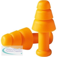 Honeywell Leight SmartFit Corded Reusable Earplugs Pairs (Pack of 50)