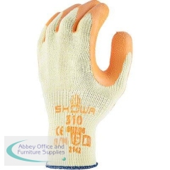 Showa 310 Orange Latex-Coated Work Gloves 9