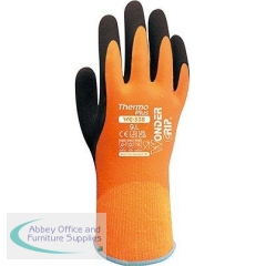 Wonder Grip WG-338 Thermo Plus Latex-Coated Thermal Cut-Resistant Gloves S/7 (Pack of 12)