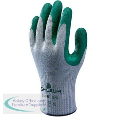 Showa 350R Green Nitrile-Coated Work Gloves L