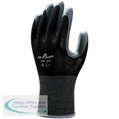 Showa 370 Black Nitrile-Coated Work Gloves 8