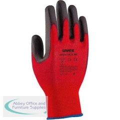 Uvex Unipur 6639 RD PU-Coated Work Gloves 9 (Pack of 10)