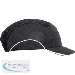 JSP Hardcap A1+ Black Short-Peak Bump Cap