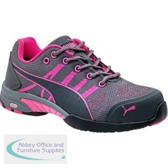 Puma Celerity Knit Women\'s Pink S1 Safety Trainers 5